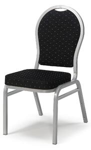 Jedálenská stolička SEATTLE, čierna / šedá