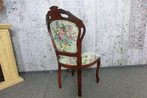 (3603) POLTRONA FILIPPO kvetovaná zámocká stolička
