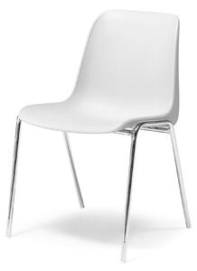Plastová stolička SIERRA, biela