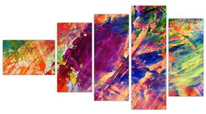 Farebný abstraktný obraz (Obraz 110x60cm)