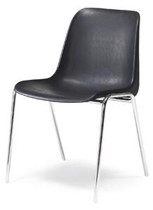 Plastová stolička SIERRA, čierna