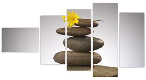 Relaxačné obraz - kamene (Obraz 110x60cm)