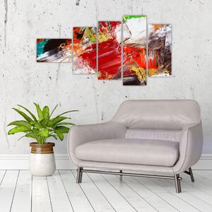 Farebný abstraktný obraz (Obraz 110x60cm)