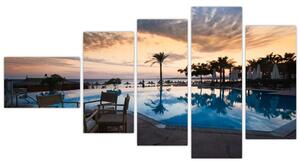 Obraz bazéna v Stredozemí (Obraz 110x60cm)