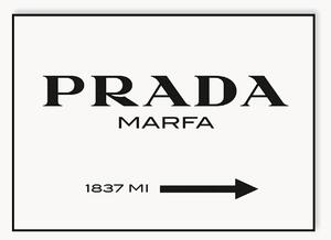 Zarámovaný plagát Prada