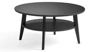 Konferenčný stolík HOLLY, Ø 1000x500 mm, čierny