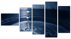 Obraz kvapky vody (Obraz 110x60cm)