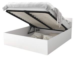 GL Manželská posteľ Dolly s úložným priestorom - biela Rozmer: 140x200