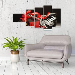 Obraz červené motorky (Obraz 110x60cm)