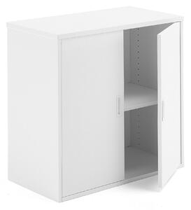 Kancelárska skriňa MODULUS, 800x800x400 mm, biela
