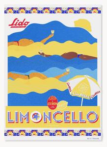 Plagát Hello Bonjour - En Vacances Limoncello