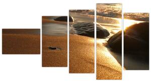 Obraz piesočné pláže (Obraz 110x60cm)