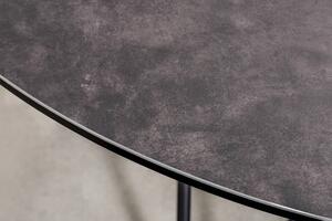 Okrúhly jedálenský stôl Malaika 120 cm antracitový