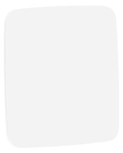 Sklenená magnetická tabuľa STELLA, so zaoblenými rohmi, 500x500 mm, biela