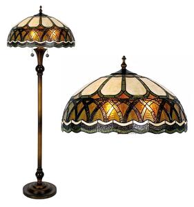 Vitrážová tiffany lampa stojaca 56*164