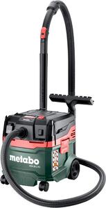 Metabo ASA 20 L PC, 1200 W, Cylindrový vysávač, Suché a mokré, 20 L, 78 dB, Čierna, Zelená, Červená