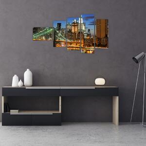 Obraz - most v meste (Obraz 110x60cm)