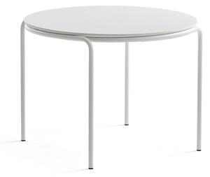 Konferenčný stolík ASHLEY, Ø770 x 530 mm, biela, biela