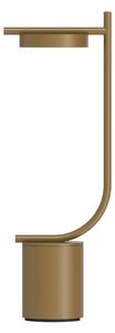 GRUPA Stolová LED lampa Grupa s akumulátorom Igram, mosadz, 40 cm, IP44, Mosadz / zlato, Obývacia izba / jedáleň, kov, Dizajn, Stojacie svietidlo