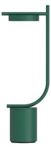 GRUPA Stolová LED lampa s akumulátorem Igram, zelená, 40 cm, IP44, Zelená, Obývacia izba / jedáleň, kov, Dizajn, Stojacie svietidlo