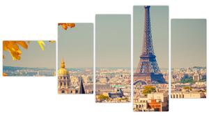 Moderný obraz Paríža - Eiffelova veža (Obraz 110x60cm)