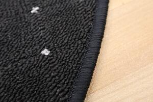 Condor Carpets Kusový koberec Udinese antracit guľatý - 400x400 (priemer) kruh cm