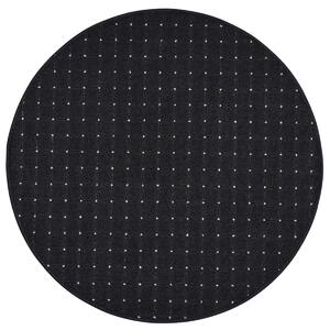 Condor Carpets Kusový koberec Udinese antracit guľatý - 57x57 (priemer) kruh cm