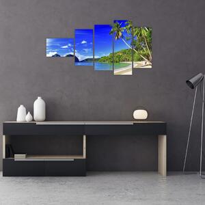 Obraz do bytu - piesočná pláž (Obraz 110x60cm)