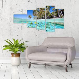 Obraz tropického mora (Obraz 110x60cm)