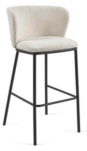 MUZZA Barová stolička arun 75 cm biela