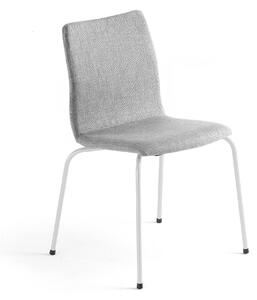 Konferenčná stolička OTTAWA, strieborná/biela