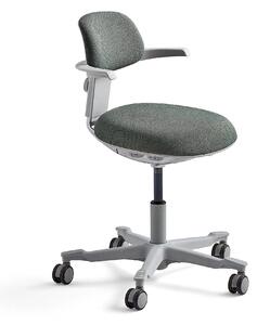 Kancelárska stolička NEWBURY, biela/zelená