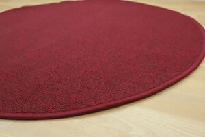 Vopi koberce Kusový koberec Astra červená kruh - 200x200 (priemer) kruh cm