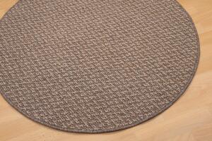 Vopi koberce Kusový koberec Toledo cognac kruh - 100x100 (priemer) kruh cm