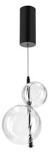 LED luster na lanku PLAYA LED/10W/230V čierny