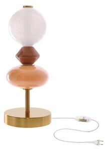 LED stolná lampa FLORES LED/10W/230V zlatá/oranžová/hnedá
