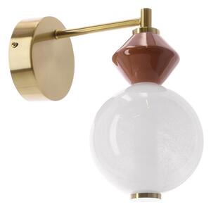 LED nástenné svietidlo FLORES LED/7W/230V zlaté/hnedé