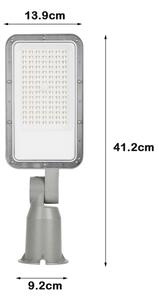 Brilagi - LED vonkajšie pouličné svietidlo s kĺbom URBANLIGHT LED/50W/230V, šedé, IP65