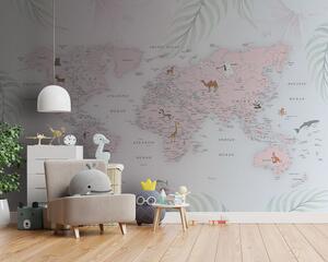 Tapety Ruže a pauza, Fototapety mapy sveta, Fototapety detské mapy sveta, u79832 : Uwalls.sk
