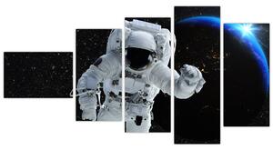Obraz astronauta vo vesmíre (Obraz 110x60cm)