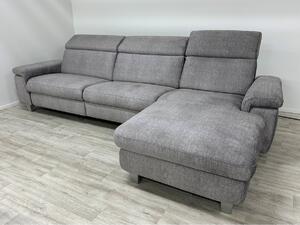 VÝPRODEJ: Rohová sedacia súprava LAVA s elektrickými relax funkciami Pravý roh