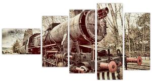 Obraz lokomotívy (Obraz 110x60cm)
