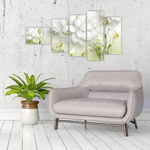 Moderný obraz - kvety (Obraz 110x60cm)