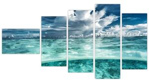 Obraz morskej hladiny a neba (Obraz 110x60cm)