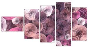 Farebné kvety - obraz (Obraz 110x60cm)