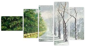 Obraz - leto a zima (Obraz 110x60cm)