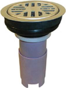 Hutterer & Lechner HL307 lievik d 110 mm s nerezovou mriežkou d 85 mm a spätnou klapkou, 1 ks