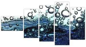 Obraz vodných bublín (Obraz 110x60cm)