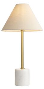 Endon 114211 - Stolná lampa 1xE14/7W/230V béžová/mosadz
