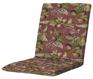 Poduška na záhradné kreslo JASMINE BORDEAUX 97x49 cm, vínová